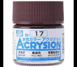 Acrysion N17 - Hull Red (Semi-Gloss/Battle Ship)