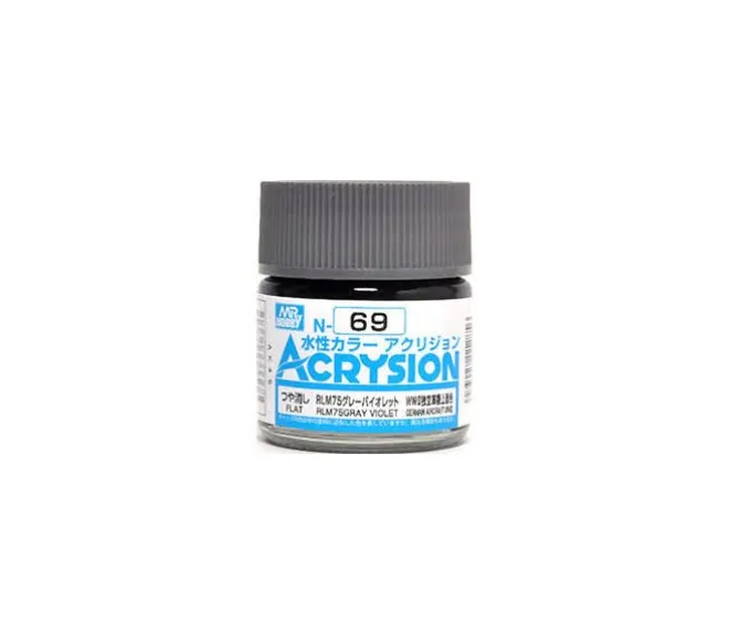 Acrysion N69 - RLM75 Gray Violet (Semi-Gloss/Aircraft)