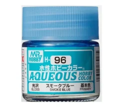 Aqueous Hobby Color Gloss Smoke Blue 10ml Bottle