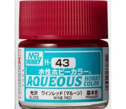 Aqueous Hobby Color Gloss Wine Red 10ml Bottle