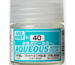Aqueous Hobby Color Gloss Flat Base 10ml Bottle