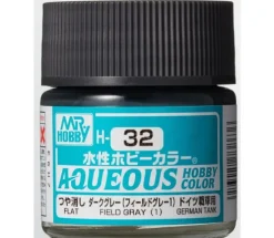 Aqueous Hobby Color Gloss Field Gray 10ml Bottle