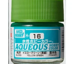 Aqueous Hobby Color Gloss Yellow Green 10ml Bottle