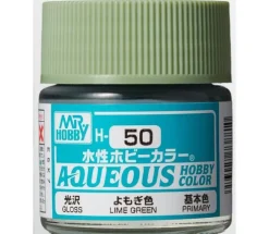 Aqueous Hobby Color Gloss Lime Green 10ml Bottle