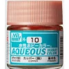 Aqueous Hobby Color Metallic Copper 10ml Bottle