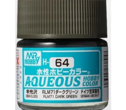 Aqueous Hobby Color Semi-Gloss RLM71 Drk Grn 10ml