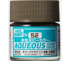 Aqueous Hobby Color SemiGloss Olive Drab 10ml Bottle