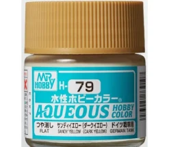 Aqueous Hobby Color Semi-Gloss RLM70 Blk Grn 10ml