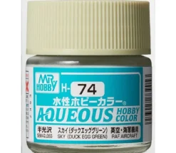 Aqueous Hobby Color Semi-Gloss Duck Egg Green 10ml