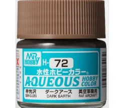 Aqueous Hobby Color Semi-Gloss Dark Earth 10ml Bot