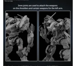 ARMORED CORE Ⅵ FIRES OF RUBICON RaD CC-2000 ORBITER 30MM