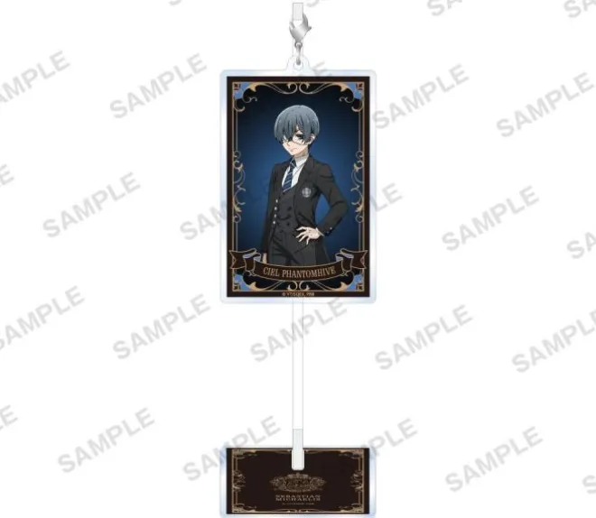Ciel Phantomhive Public School Arc Swing Charm and Stand