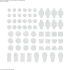 CUSTOMIZE MATERIAL DECORATION PARTS 1 WHITE