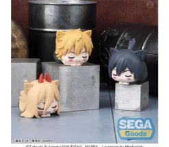 Denji and Power and Aki Hayakawa (EX) Ohiruneko Mini Figure