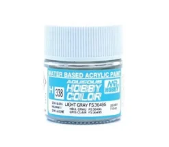 H338 Light Gray Semi-Gloss Mr. Aqueous Color 10ml