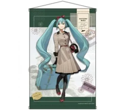 Hatsune Miku B2 Tapestry Green