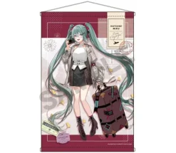 Hatsune Miku B2 Tapestry Red