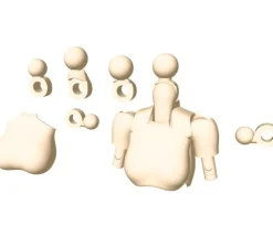 Megami Device M.S.G 01 TOPS SET Skin Color A