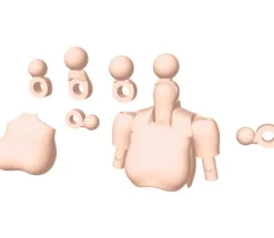 Megami Device M.S.G 01 TOPS SET Skin Color B