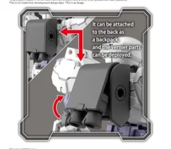 30MM 1/144 OPTION PARTS SET 8 (MULTI BACKPACK)
