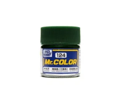 Mr. Color 124 - Dark Green (Mitsubishi) (Semi-Gloss/Aircraft)