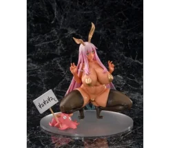 Nene Neji Original Illustration Pink Haired Girl Black Gal Ver.