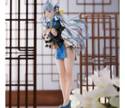 Panda-chan China Dress Complete Figure Sencha Illustration
