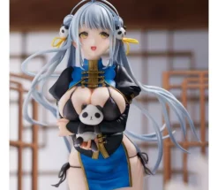 Panda-chan China Dress Complete Figure Sencha Illustration