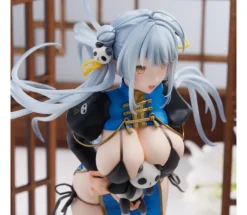Panda-chan China Dress Complete Figure Sencha Illustration