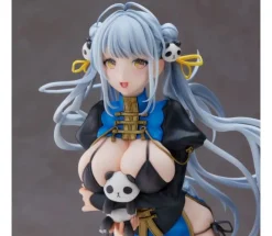 Panda-chan China Dress Complete Figure Sencha Illustration