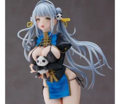 Panda-chan China Dress Complete Figure Sencha Illustration