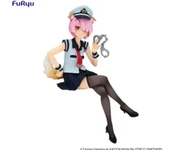 Ram Police Officer Cap with Dog Ears Noodle Stopper Figure