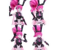 Vio the Rabbit Animacircuit 1/12 Scale Assembly Plastic Model