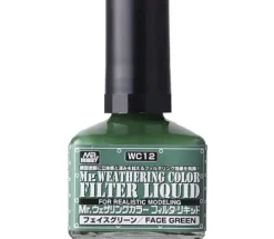 WC12 Filter Liquid Green, GSI, Mr. Weathering Color Paint