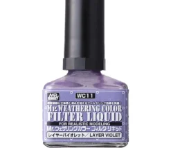 WC11 Filter Liquid Violet, GSI, Mr. Weathering Color Paint